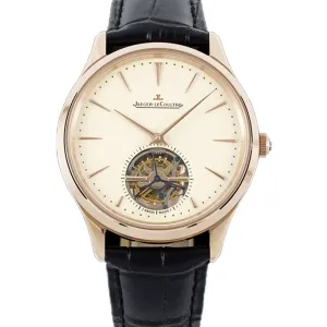 Master Control Tourbillon White Dial in Rose Gold