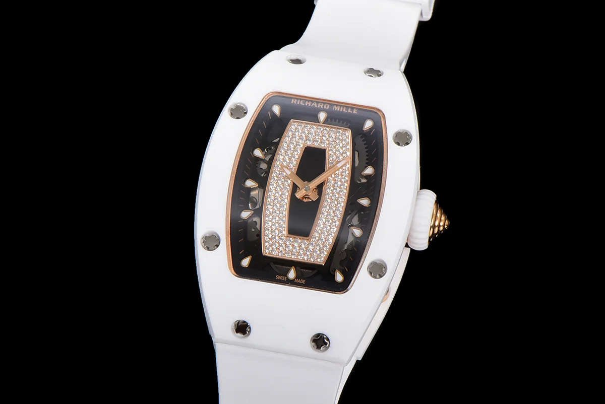RM 007 Automatic Ladies White Ceramic