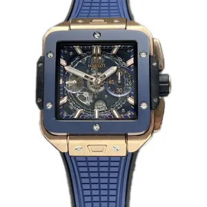 Square Bang Unico Gold Blue Ceramic